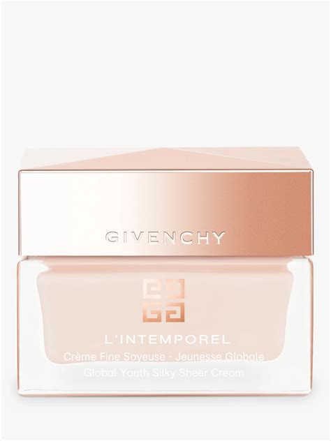 givenchy l intemporel silky sheer cream|Face care .